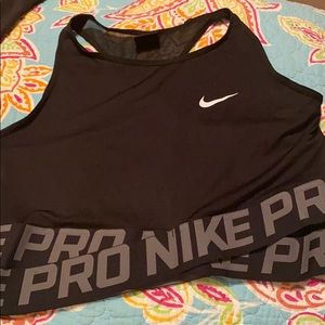 Nike mesh sports bra